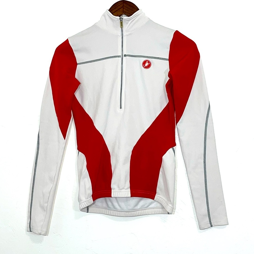 Castelli Long Sleeve Half Zip Cycling Jacket Size Small